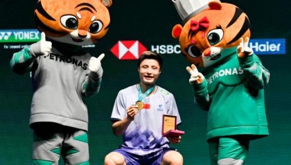 石宇奇收获赛季首冠 国羽一金四银结束大马公开赛